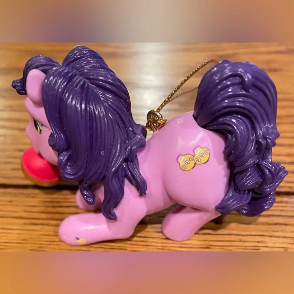 EUC VTG (3) My Little Pony:Sparkleworks, Pinkie Pie,Kimono Purple pony ornaments